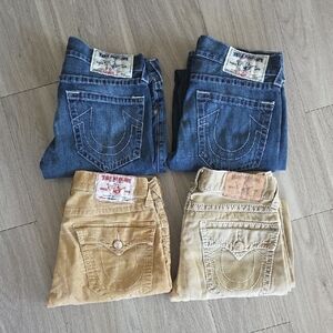 4 Men's True Religion Jeans. Size 31. Straight! 👖👖👖👖